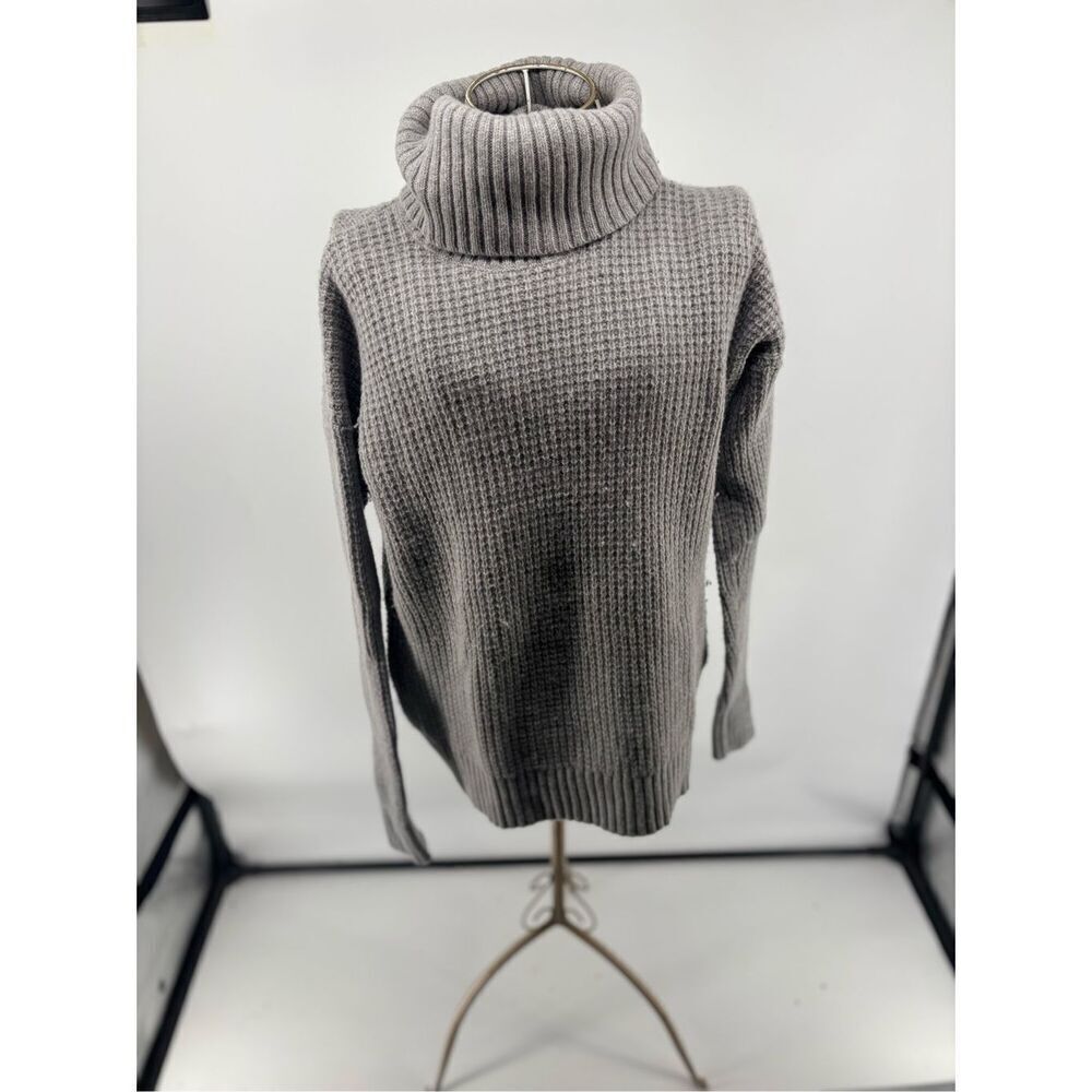 Lauren Ralph Lauren Wool Blend Waffle Knit Turtleneck Sweater Women’s Size Small